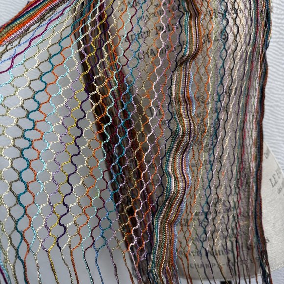 Scarf Bundle set of 3 Scarves Shades of Orange Brown Peach style variety - Picture 7 of 7